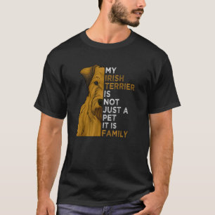 T-shirt Idée cadeau de famille de chiens Terrier irlandais