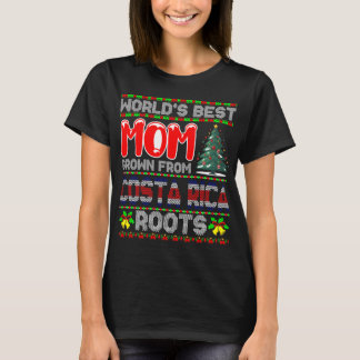 T-shirt Idée Cadeau de Noël Maman Costa Rica Sweater Horri