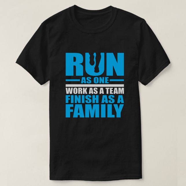 T-shirt Idée cadeau du coureur Exécuter en un seul travail (Design devant)