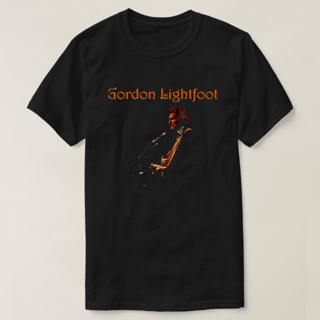 T-shirt Idée Cadeau Gordon Lightfoot Musicien Cadeaux Pour (Design devant)