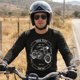 T-shirt Idée cadeau personnalisée pour motard avec texte p