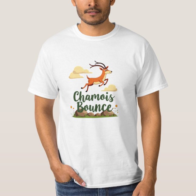 T-shirt Idée cadeau pour les amoureux de Chamois (Devant)