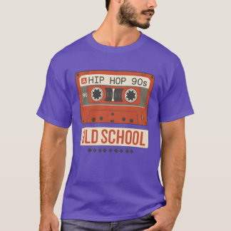 T-shirt Idée cadeau rétro cassette HipHop Musique Oldschoo