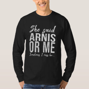T-shirt Idée-cadeau sportif amusant d'Arnis