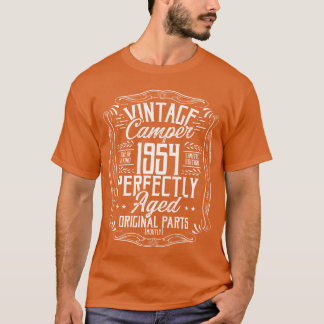 T-shirt Idée d'anniversaire 1954 campeur scout camping 195