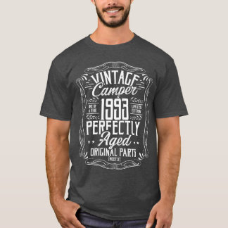 T-shirt Idée d'anniversaire 1993 Campeur Scout Camping 199