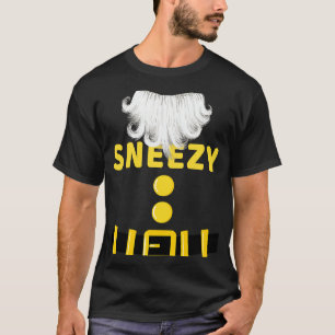 T-shirt Idée de barbe naine éternuante Costume de fête d'H