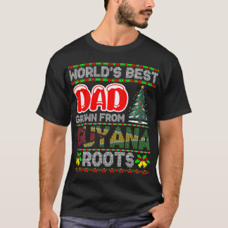 T-shirt Idée de cadeau de Noël pour papa guyanien Pull Ugl