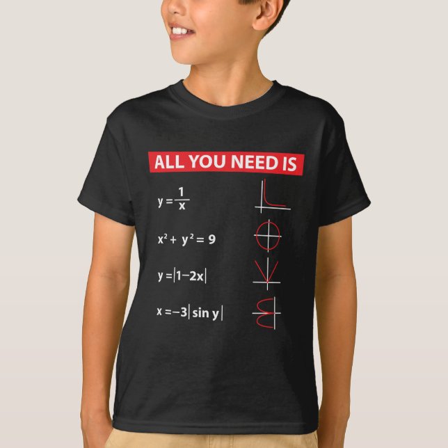 T-shirt Idée de cadeau de professeur de mathématiques (Devant)