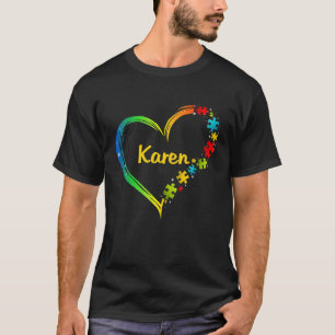 T-shirt Idée de casse-tête de cœur de sensibilisation à l'
