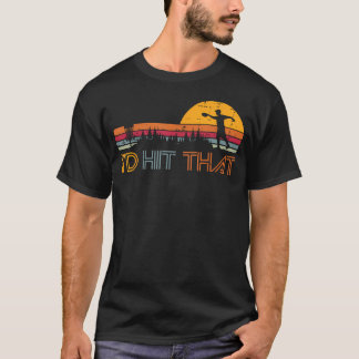 T-shirt Idée de Golf avec ce Frisbee Rétro