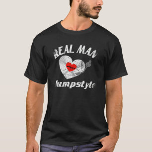 T-shirt Idée de musique Jumpstyle d'amour d'homme réel dis