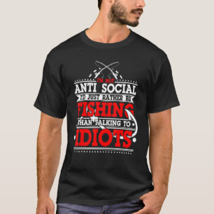 T-shirt Idée De Pêche Pour Les Amateurs De Poisson