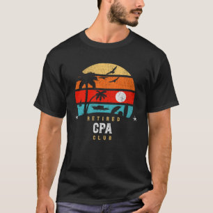 T-shirt Idée de sac de retraite de style rétro CPA retrait