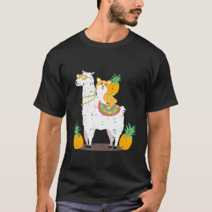 T-shirt Idée de tenue de anniversaire Ananas Lama Corgi Co