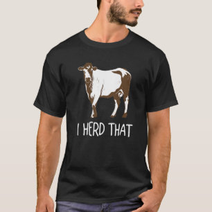 T-shirt Idée de vache mignonne jeu de mots sur les vaches