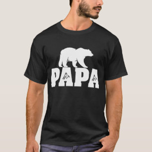 T-shirt Idée drôle de fête des pères de cadeau d'ours de