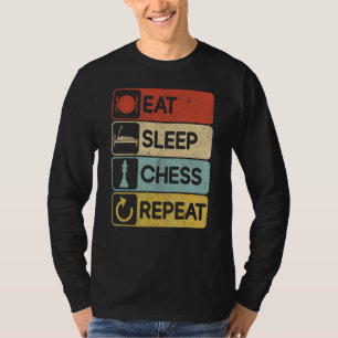 T-shirt Idée du joueur d'échecs Échecs Jouer Stratégie Élé