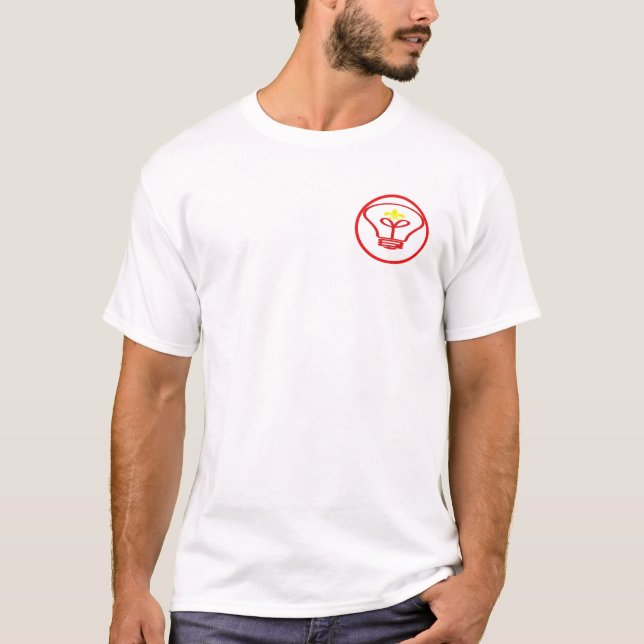T-shirt Idée unic de tête de l'homme (Devant)