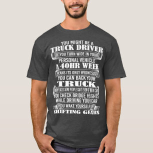 T-shirt Idées Cadeaux De Camion Pour Les Conducteurs De C
