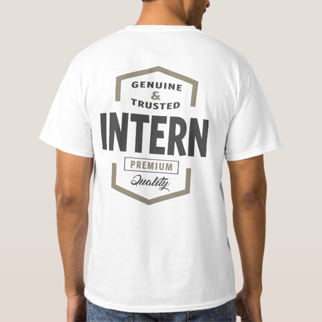 T-shirt Idées Cadeaux Logo Intern. (Dos)
