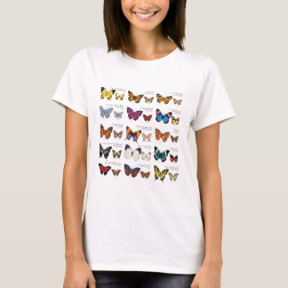 T-shirt Identification de papillon