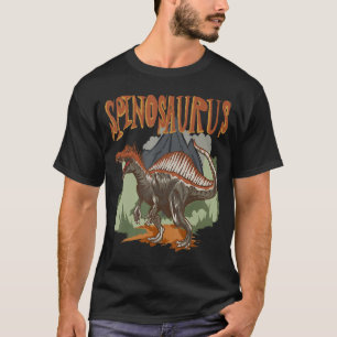 T-shirt Identification des dinosaures de Spinosaurus Dino