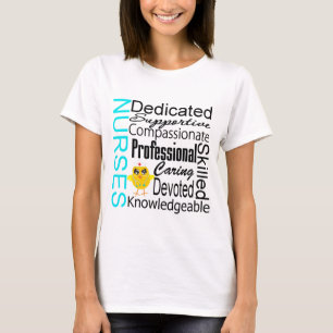 T-shirt Identifiez une infirmière : Collage de