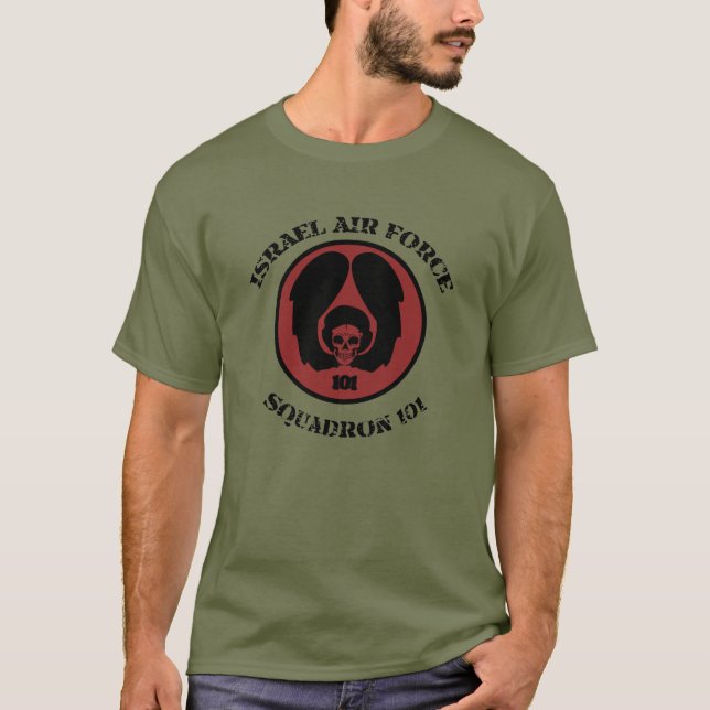 T-shirt Idf Israël Forces de défense 101 Armée de l'Air  (Devant)