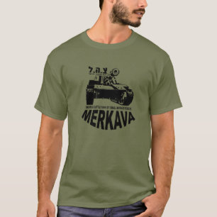 T-shirt Idf Israël Forces de défense Tank merkava Armée Ho