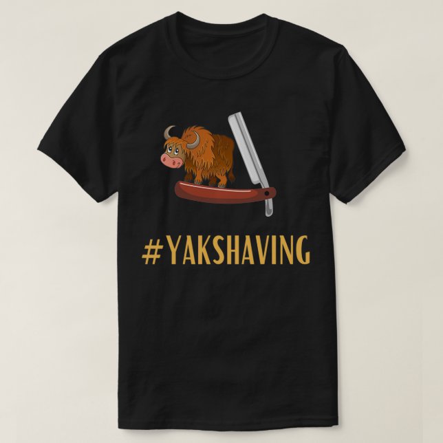 T-shirt Idioms de l'industrie technologique Yak Sraser #YA (Design devant)