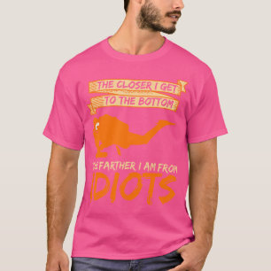 T-shirt Idiots Wet Suit Fins Snorkeling Plongée sous-marin