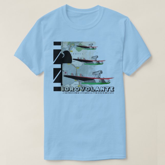 T-SHIRT IDROVOLANTE (Design devant)