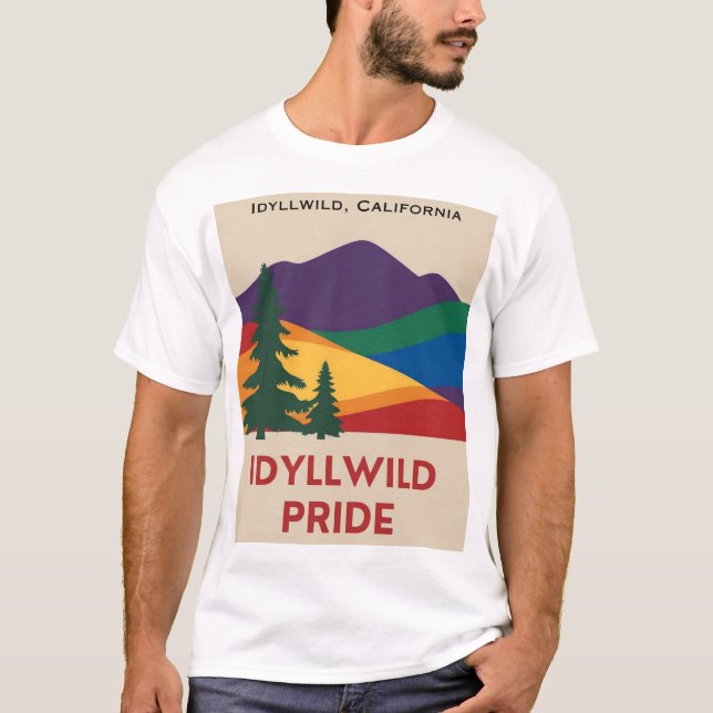 T-shirt Idyllwild Pride (Devant)