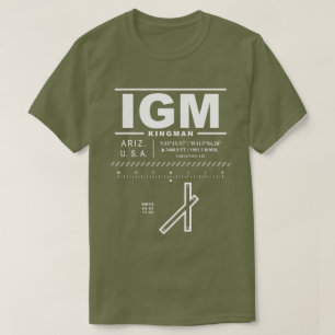 T-shirt IGM de l'aéroport de Kingman