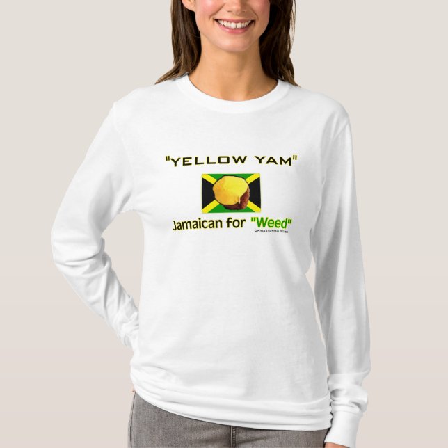 T-shirt Igname jaune : Nourriture des personnes les plus (Devant)