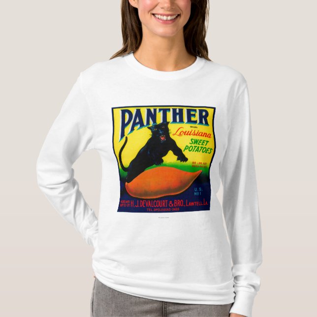T-shirt Igname LabelLawtell, LA de panthère (Devant)