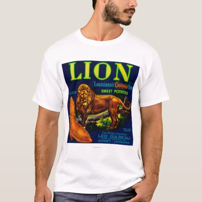T-shirt Igname LabelSunset, LA de lion (Devant)