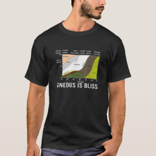 T-shirt Igneous Est Bliss Géologie Rock Geek Humour Forêt 