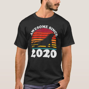 T-shirt Iguana Awesome depuis 2020 2e anniversaire 2 ans