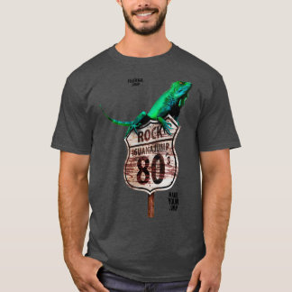 T-shirt Iguana Green Old Board Redbubble Jump