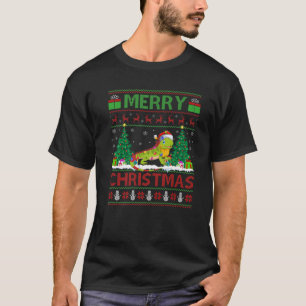 T-shirt Iguana Lover Xmas Éclairage Père Noël Ugly Iguana 