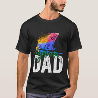 T-shirt Iguana Papa Reptiles Animal Reptile Propriétaire G