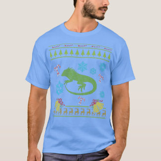 T-shirt Iguana Sweer de Noël animal de compagnie Iguana