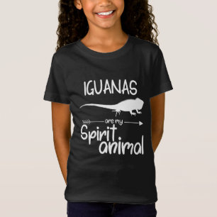 T-Shirt Iguanas Sont Mon Esprit Animal Cadeau Hommes Femme