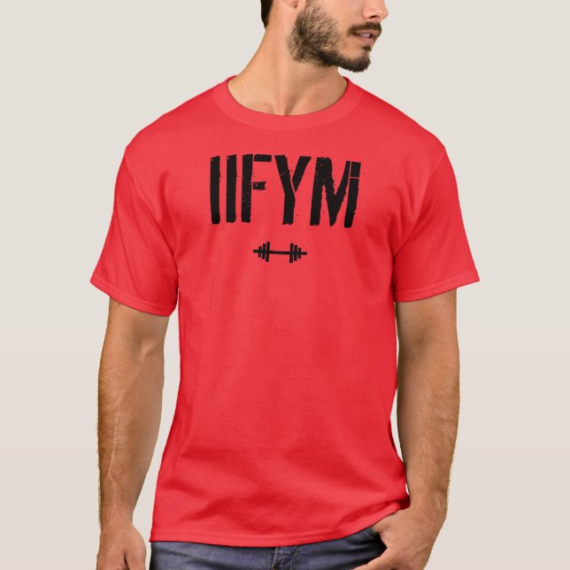 T-shirt IIFYM - s'il adapte vos macros (Devant)