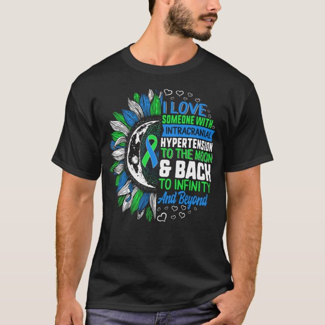 T-shirt IIH Sensibilisation, J'Aime Quelqu'Un Avec Intracr (Devant)