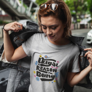 T-shirt Ikigai Lettres Et Fleurs