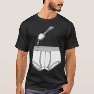 T-shirt Il a le sucre dans sa cuillère de dossiers de