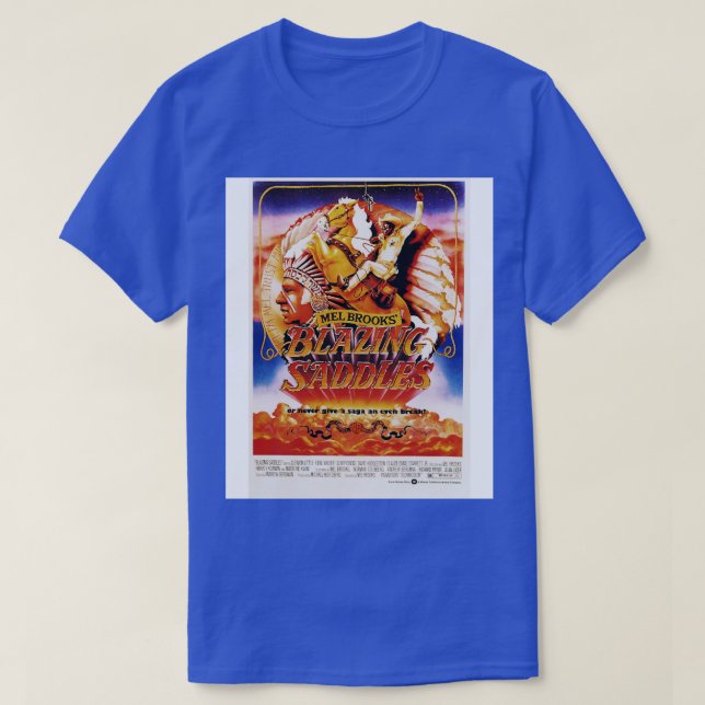 T-shirt Il a roulé une selle qui pale (Design devant)